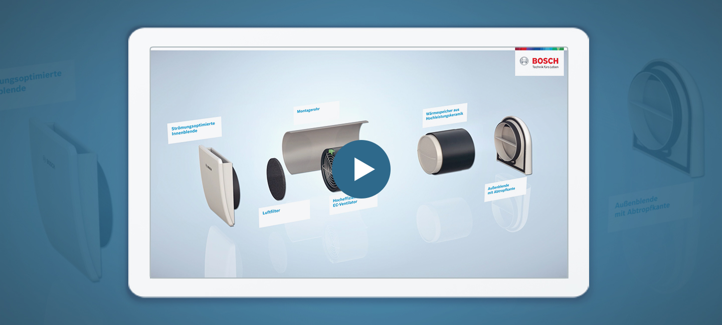 3D Erklärvideos und Produktvisualisierungen für Bosch Thermotechnik